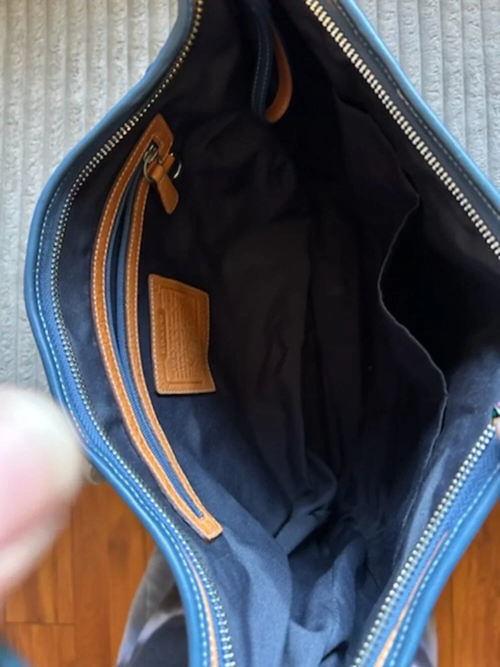 Coach Striped Hobo Bag - Multi Color - Picture 3 of 7